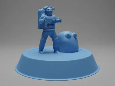 Cal and Splurt - 3D Print concept - Space Team Free 3D print model