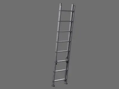 Ladder 1B Low-poly 3D model