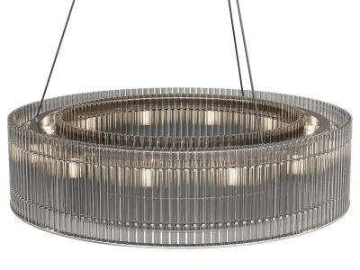 Pendant lamp transparent glass antique nickel 91GH-80568 3D model