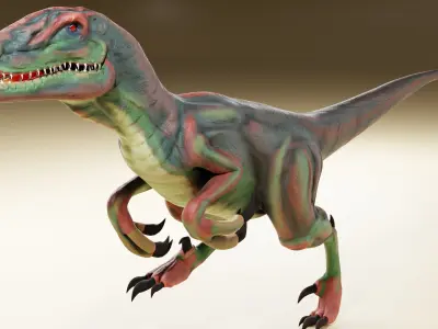 dinosaur 3d model t - rex Low-poly 3D model
