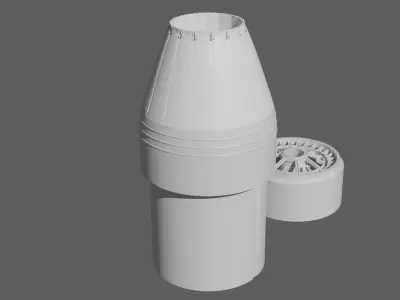 PW-100 F-15c Jetpipe 3D print model
