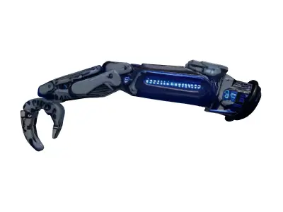 Futuristic Cybernetic Arm Model 3D model purchase