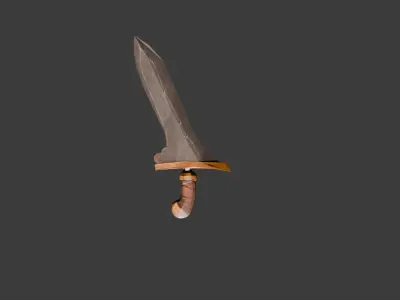 Exotic Daggers Set Low-poly 3D model