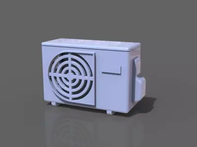 Air conditioning type A 3D print model