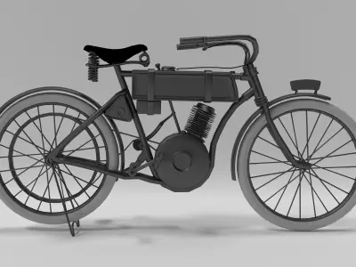 Harley Classic  3D model
