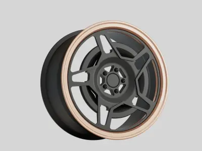 roti wheel rims auto tuning garage  3D model