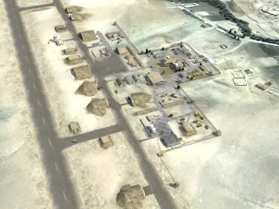 Military Airfield Basic 3D model
