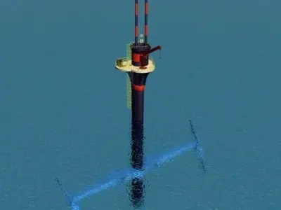 Tidal Generator 3D model