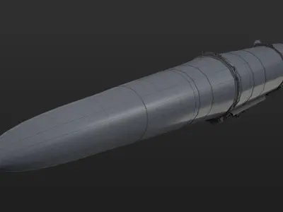 IskanderBullet Low-poly 3D model