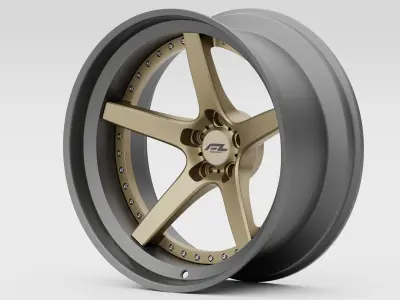 Forgedlite DC1 2PC Rim 3D model