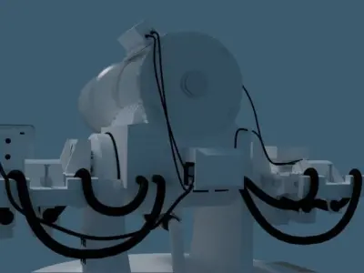 laser turret XN-1 LAWS model 3D model