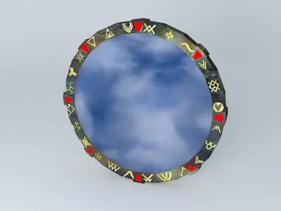 The Dynaian Stargate. Free 3D model