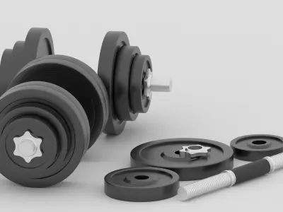 Gym Dumbbell 3D model buy