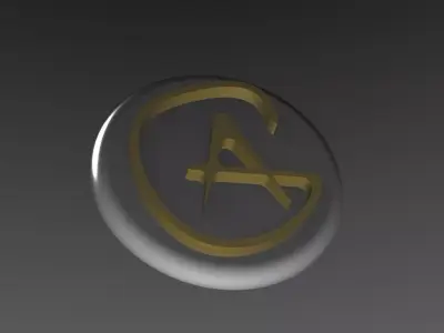 LOGO gold Free 3D model