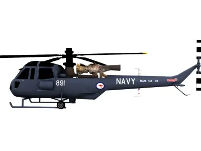Lowpoly Westland Scout Low-poly 3D model
