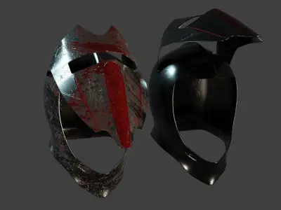 Knight Helmet 3D model purchase