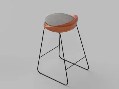 chair Low-poly 3D model