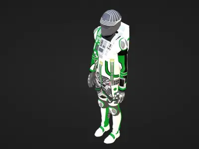 Robot Soldier - Assault Soldier Low-poly 3D model get