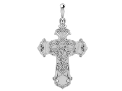 CROSS PENDANT CR134 3D print model
