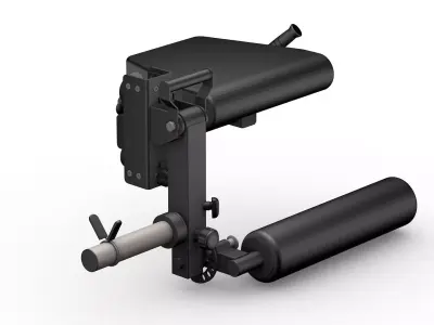Leg Curl Extension Attachment Low-poly 3D model