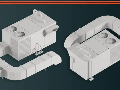 Factory Units-VOL02 3D model