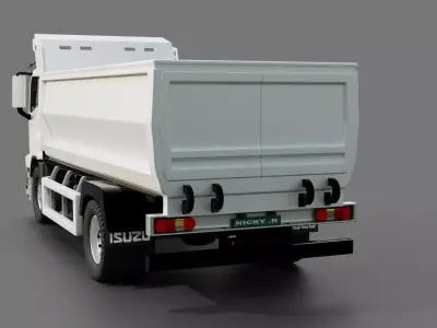 Isuzu Giga Tractor Dump Truck 3D model
