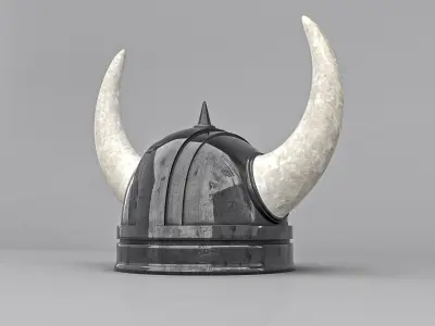 helmet Low-poly 3D model