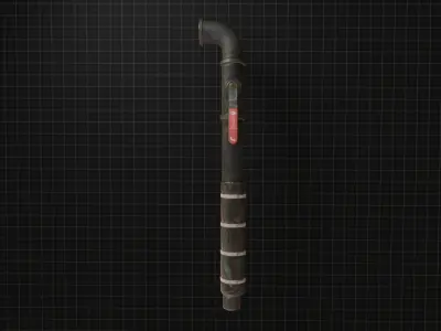 Pipe Mele Weapon Low-poly 3D model