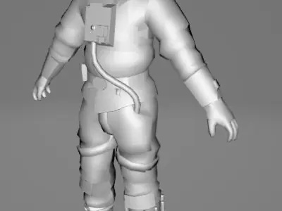 STAR WARS Rebel Pilot - Low Poly Game - Battlefield - FBX MODEL Low-poly 3D model