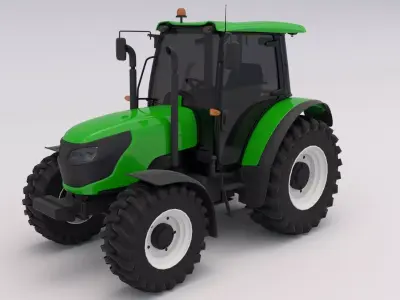 Tractor Green 3D model