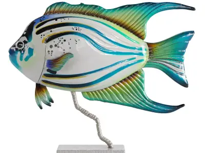 fish statue 1 3D model