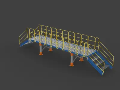 Industrial Bridge  3D model