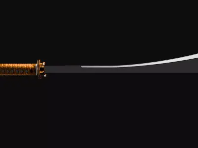 Stylized blade made in blender  3D model