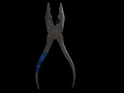 Pliers Low-poly 3D model shop