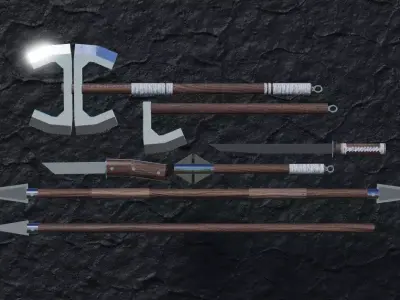 Roblox Weapon Pack 3D model