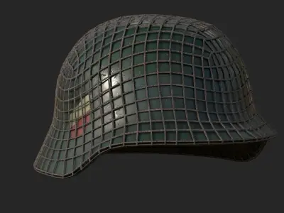 WW2 German Helmet kriegsmarine - Military Helmet 01 Low-poly 3D model