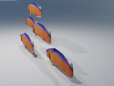 Neon Dotyyback Free 3D model