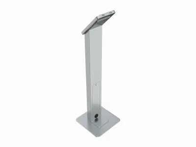Store exhibition customer freestanding info tablet holder 3D model