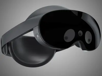  Meta Quest Pro Headset and Controllers 