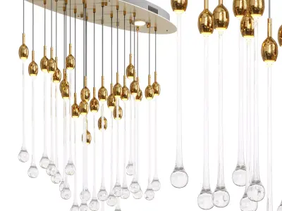 Allure Chandelier 3D model
