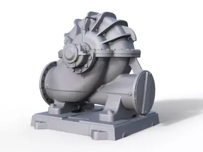 Pumpe Ladegut Schiffsmodell Modellbahn 3D print model
