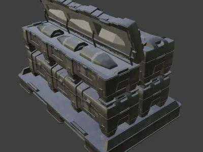 bomb weapon Low-poly 3D model