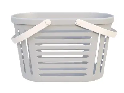 Bathroom basket 07 3D model