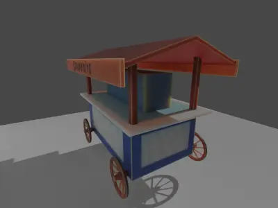 Souvenir stand  3D model