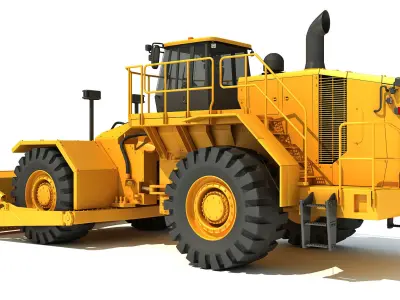 Wheel Dozer 3D model purchase