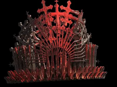 Pirate Gold Crown  3D model