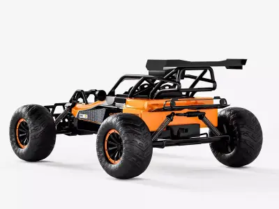 Realistic Offroad Racing Buggy Model 3D model
