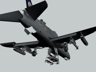 Hawk T1 3D Cockpit 3D model