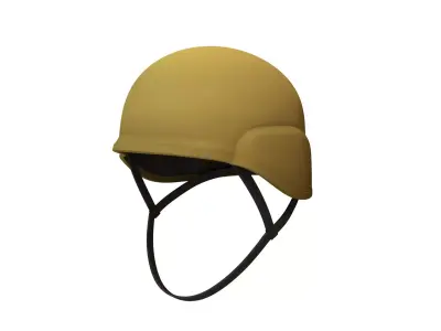 Combat Helmet Low-poly 3D model