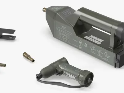 PROENGIN AP2C Chemical Agent Detector with Adapter Set 3D model
